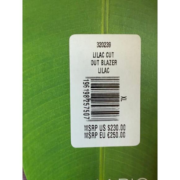 NWT FARM RIO Lilac Lavendar Cut Out Blazer Womens Size XL - Picture 12 of 16